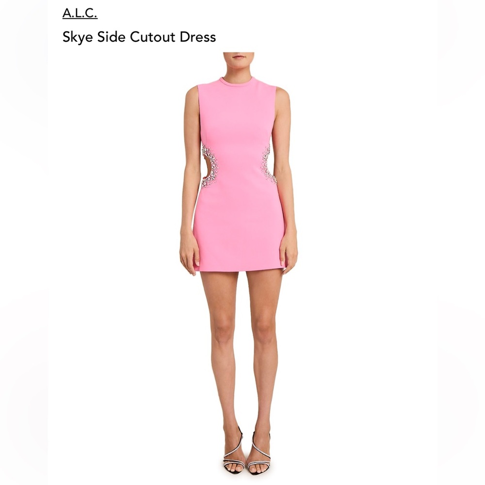 ALC skye side cutout mini dress